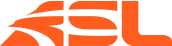 Stylized ASL logo