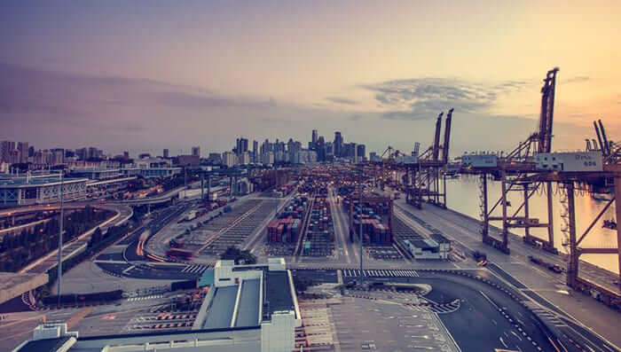 port container yard