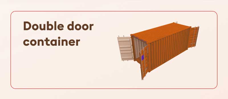 double door container