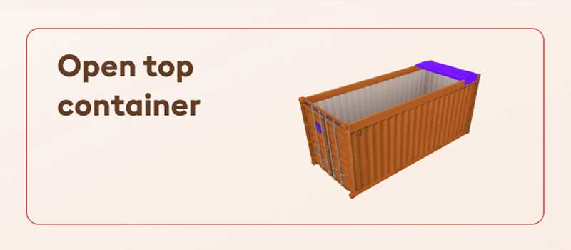 open top container