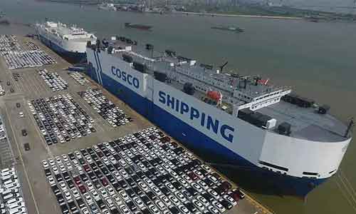 import car from china to usa by sea